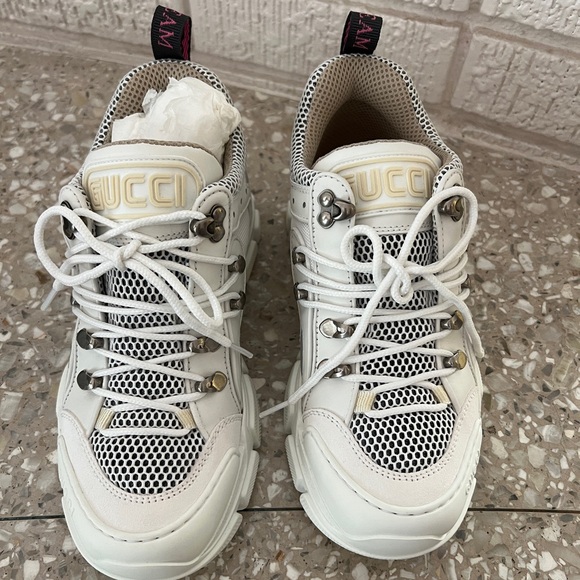 NIB AUTHENTIC GUCCI GLASHTREK SNEAKER - Picture 6 of 16